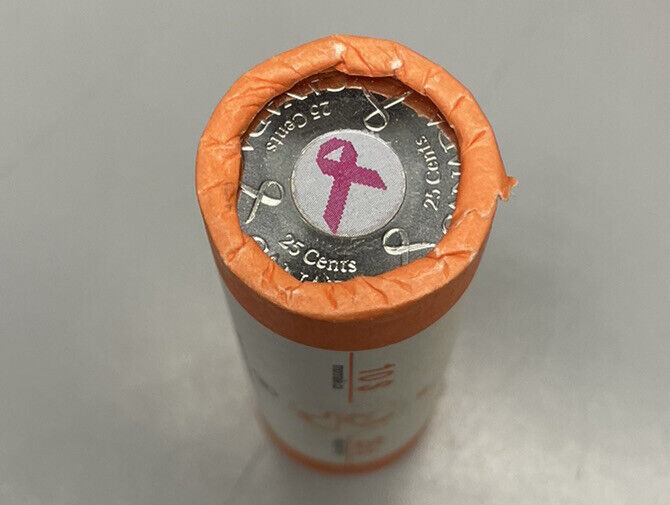 Canada 2006p Pink Ribbon Cancer Awareness Mint Wrap Roll