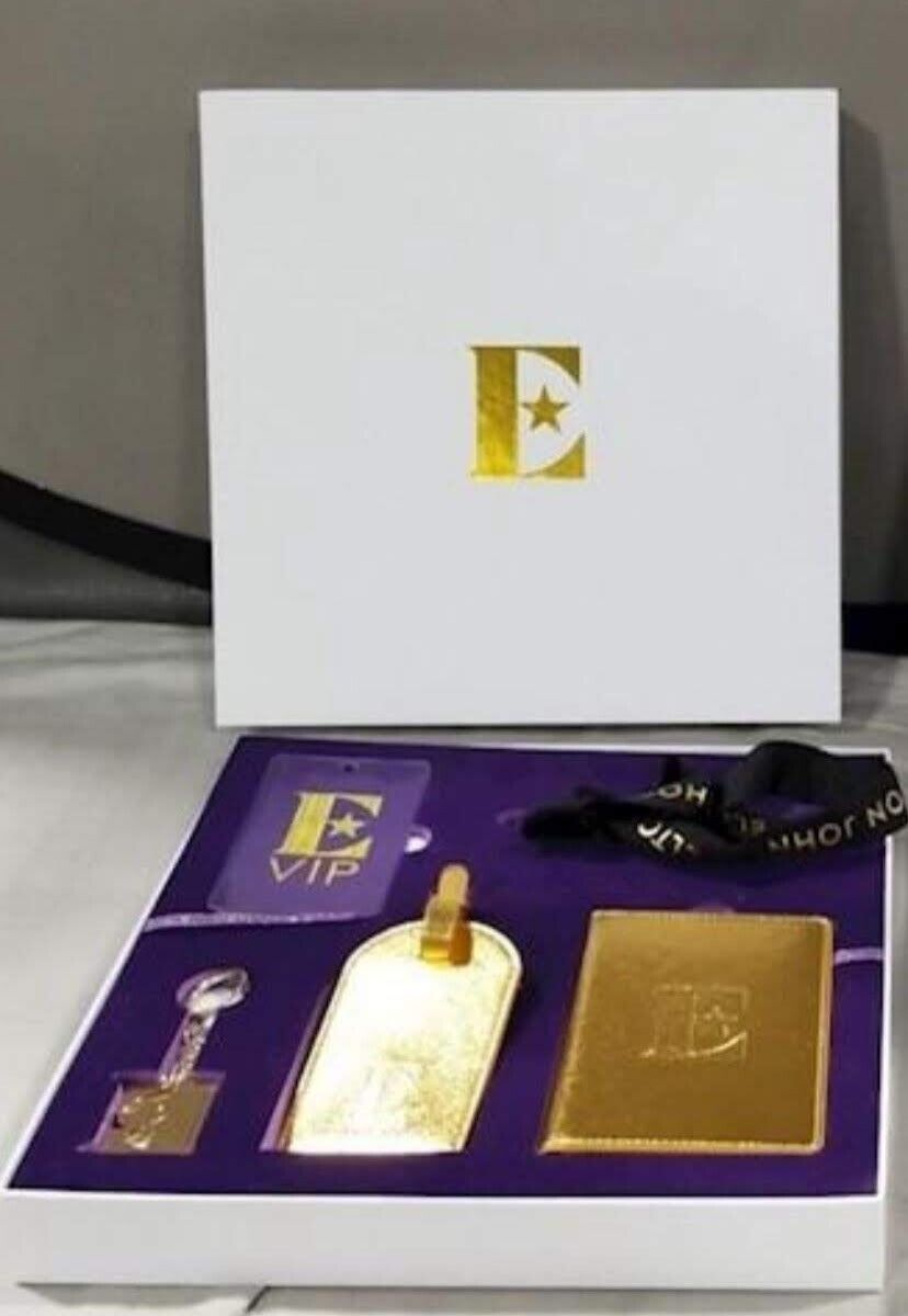 Elton John Farewell Yellow Brick Road Vip Tour Memorabilia Bag & Gift Box