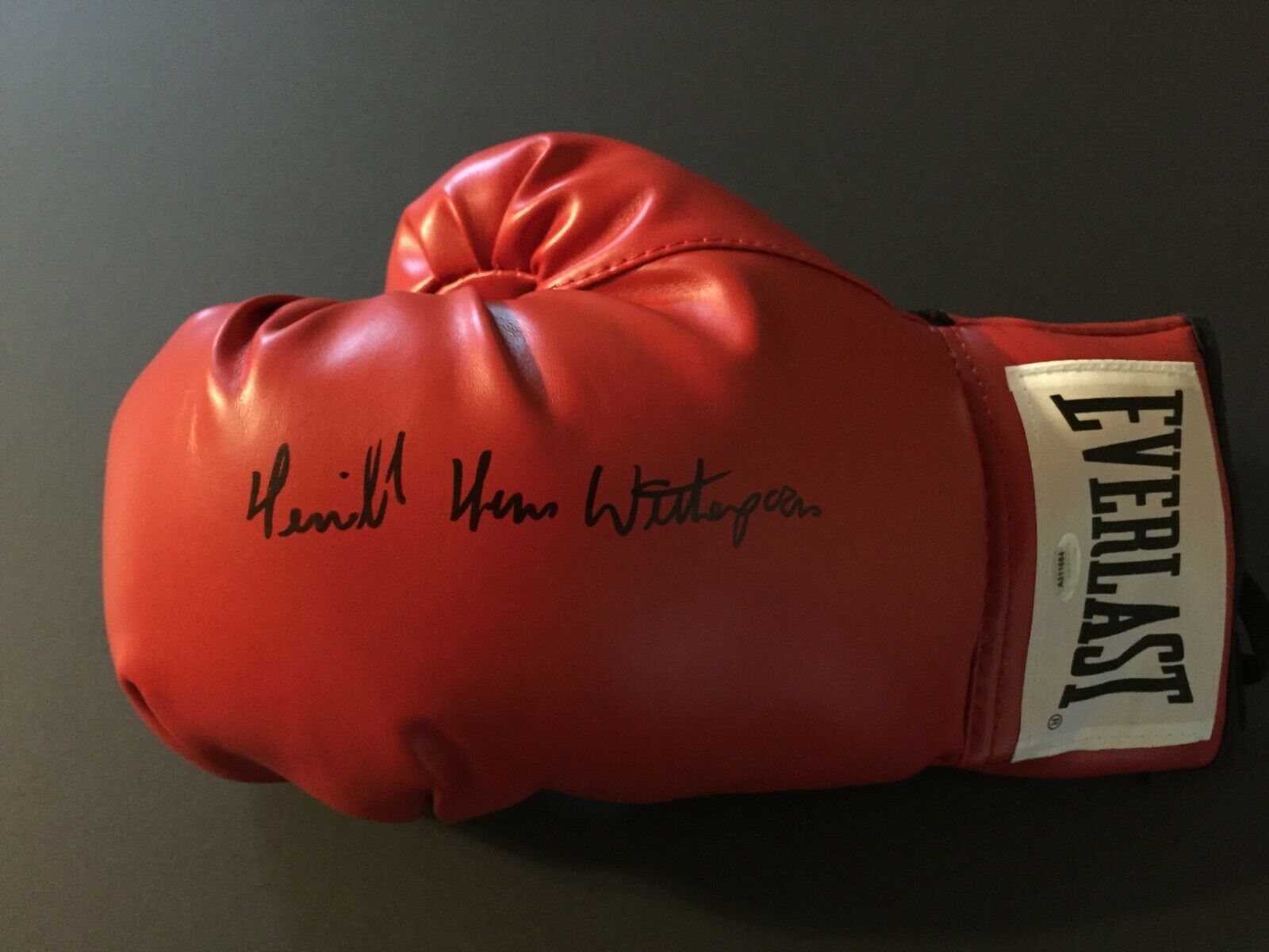 Tim Witherspoon Autographed Boxing Glove - Schwartz